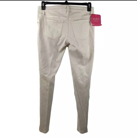 Side Panel Skinny Maternity Jeans - Isabel Maternity Ecru Cream 00/24 - Picture 2 of 3